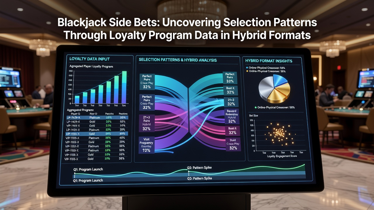 Analyse von Side-Bet-Trends in hybriden Blackjack-Sessions