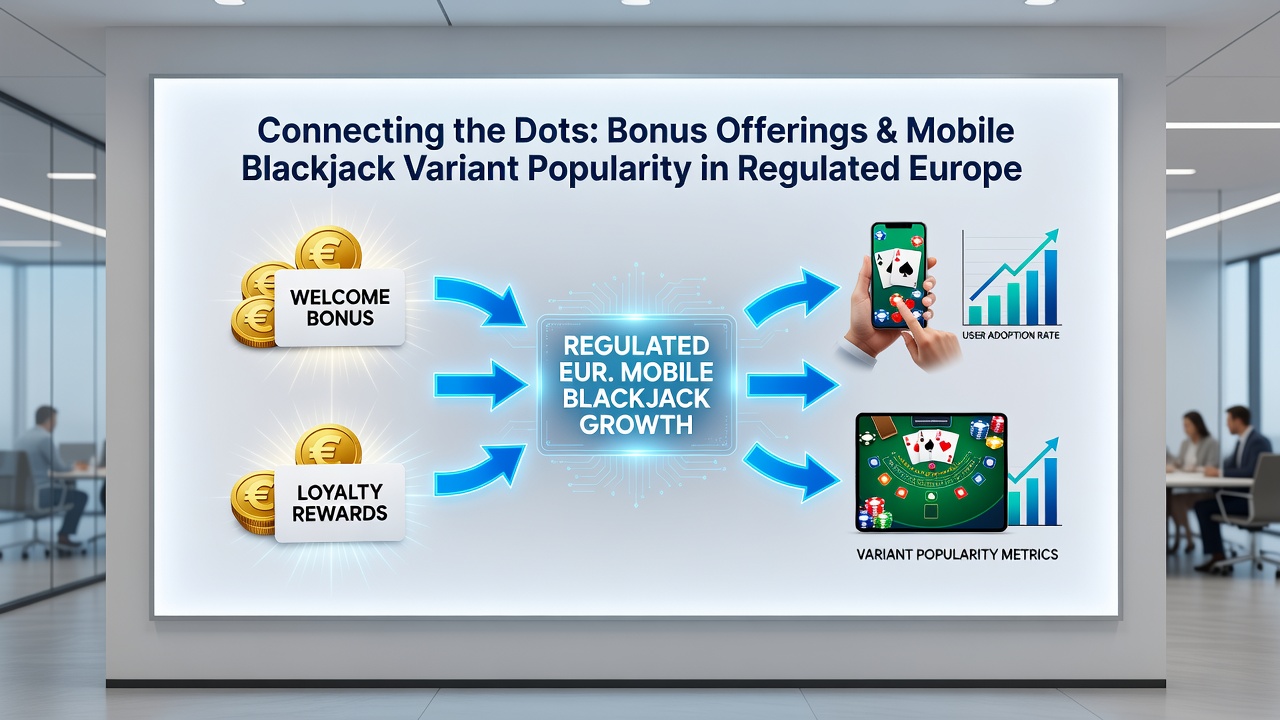 Darstellung mobiler Blackjack-Sessions mit Fokus auf Bonusintegration in regulierten Märkten