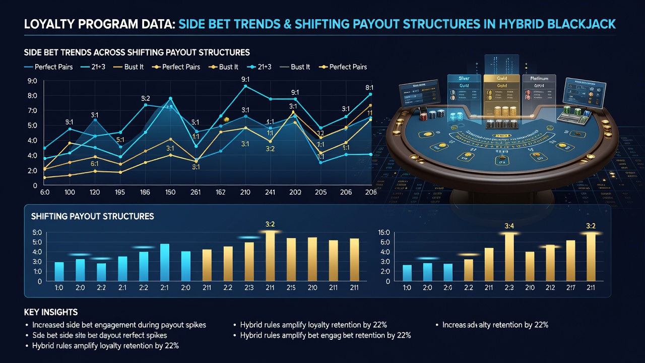 Trends bei Side Bets durch Loyalty-Daten in Blackjack