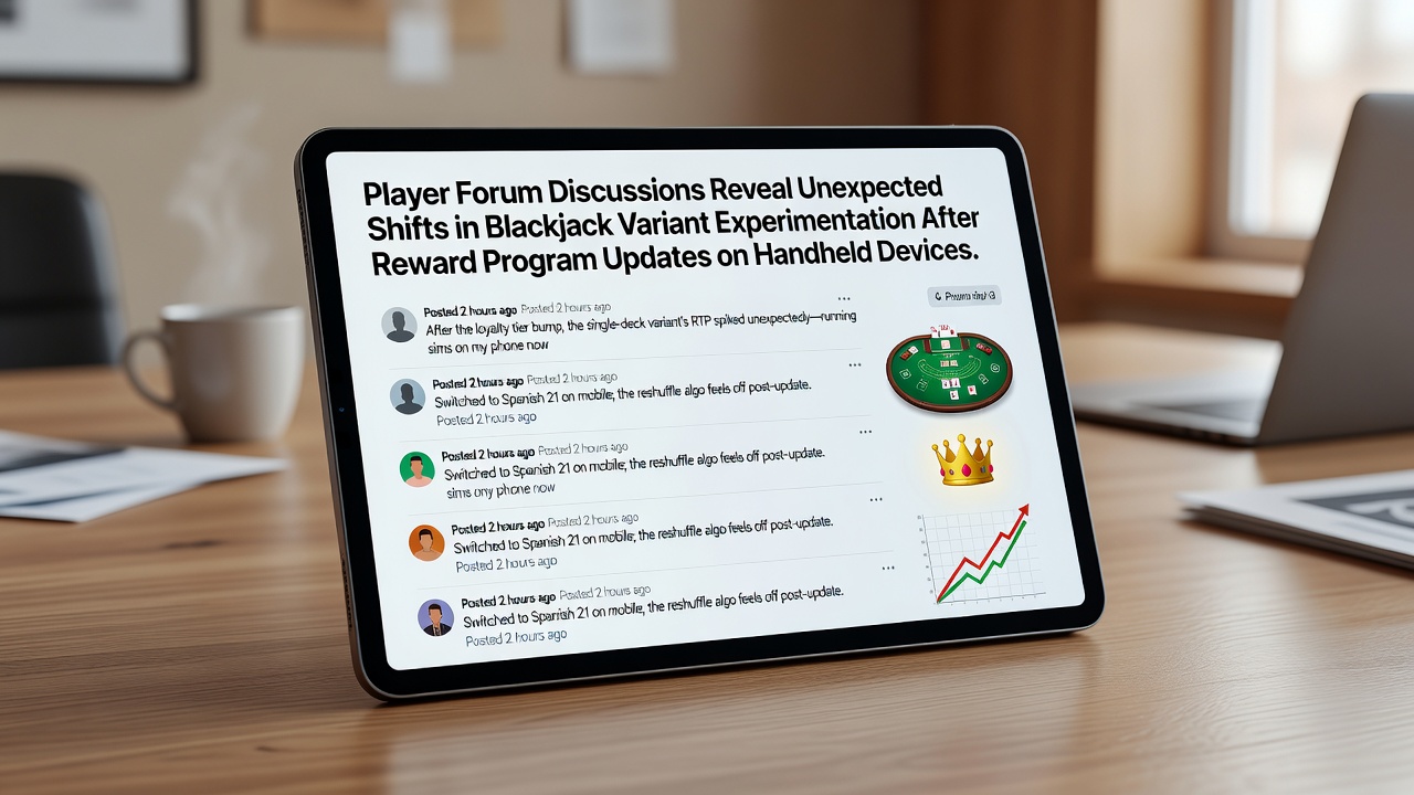 Spieler analysieren Blackjack-Varianten auf mobilen Geräten nach Programm-Updates