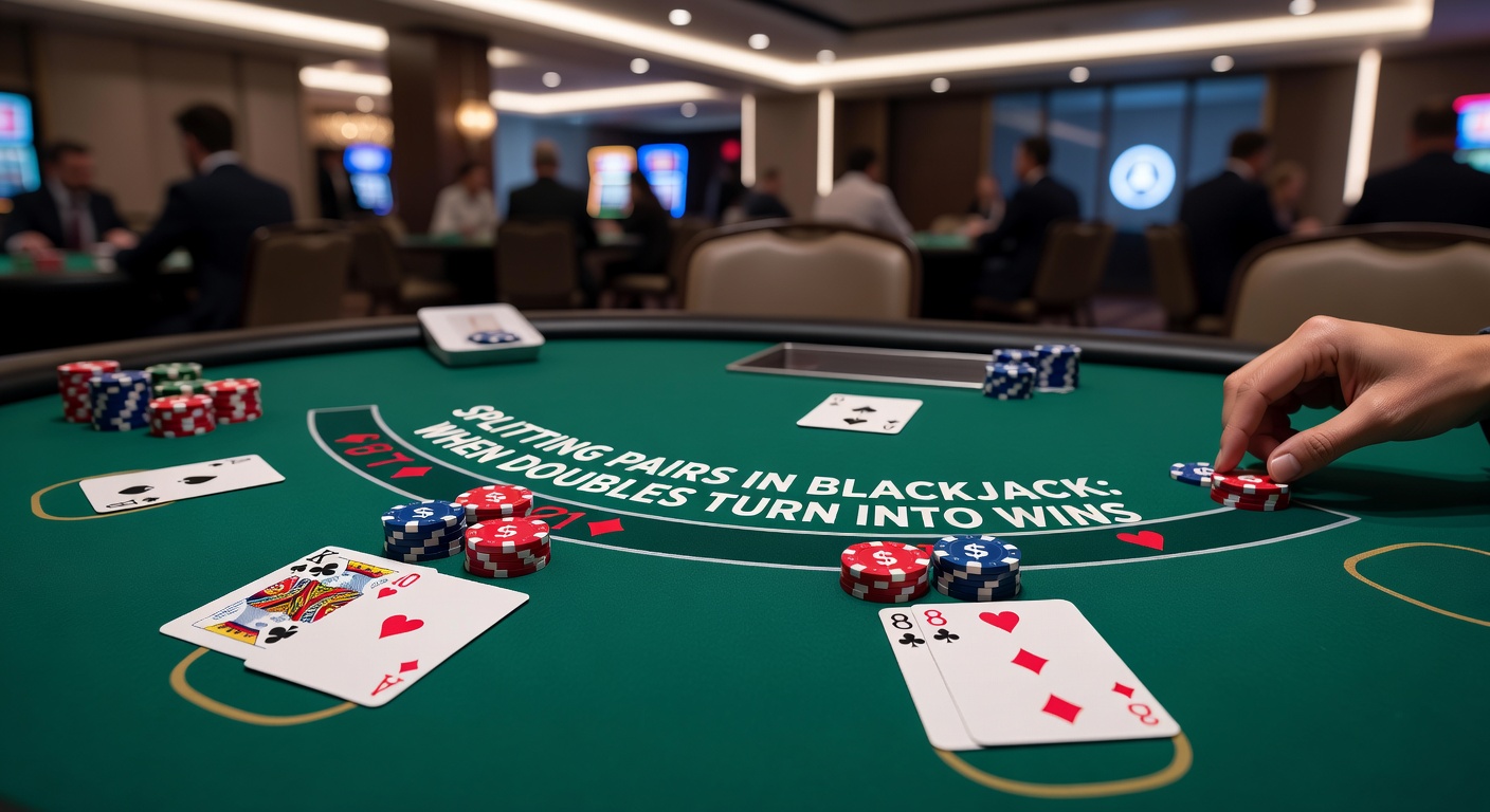 Detaillierte Basic-Strategy-Tabelle für Pair Splitting im Blackjack