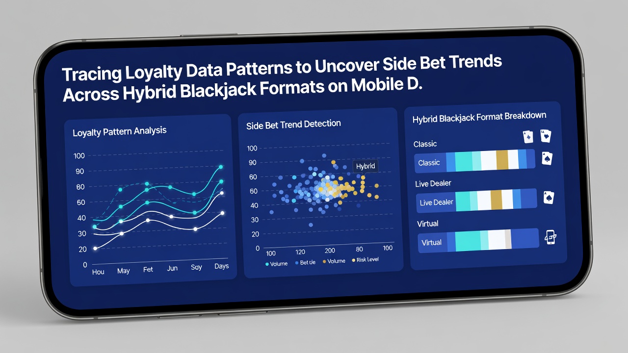 Mobile Blackjack-Session mit Side-Bet-Analyse-Dashboard